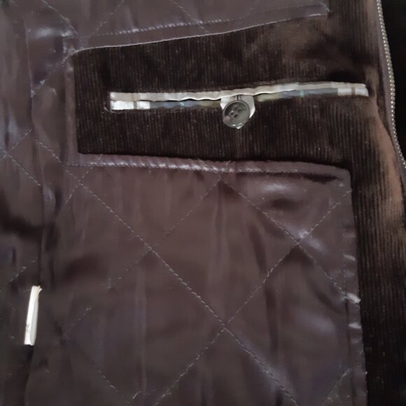 Zara Man SZ 38 Chocolate Brown Men's Quilted Zippered Sport Outdoor Jacket - Picture 6 of 15